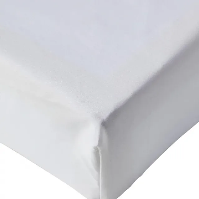 Luxury 100% Egyptian Cotton Fitted Sheet, 1 Piece 1000 TC King Size Fitted Sheets, Soft Comfortable Bed Sheets, Sateen Weave Fitted Sheets King Size, 41cm/16" Deep Fitted King Size Sheet, White Sheet